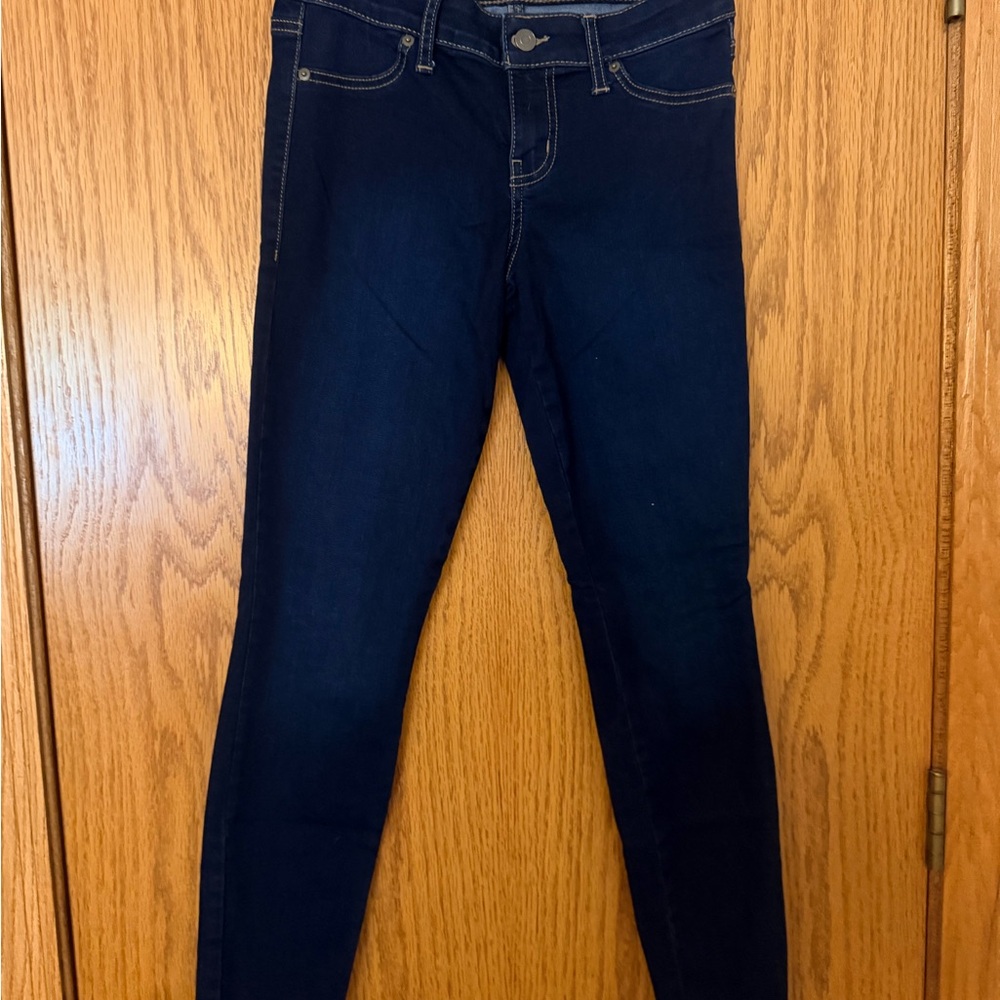 Fashion Nova Dark Blue Skinny Jeans